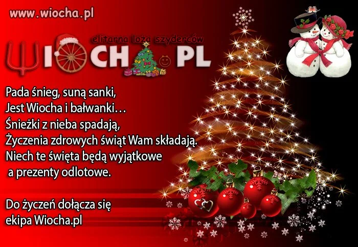Zdrowych, wesołych i spokojnych Świąt!