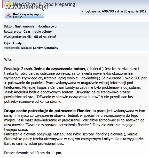 Piękna sprawa dla Polaka w Anglii 