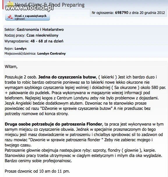 Piękna sprawa dla Polaka w Anglii 