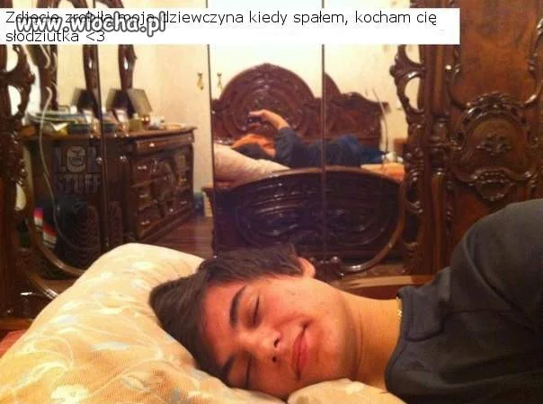 Jego słodziutka dziewczyna...