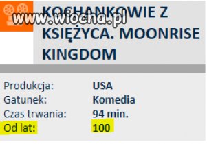 Od lat: