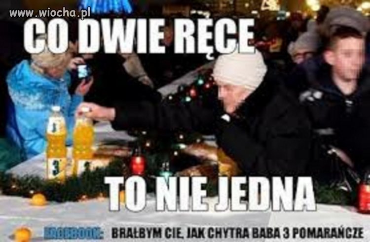 Co dwie ręce...