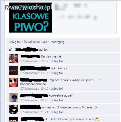 12 lat... i klasowe piwo...