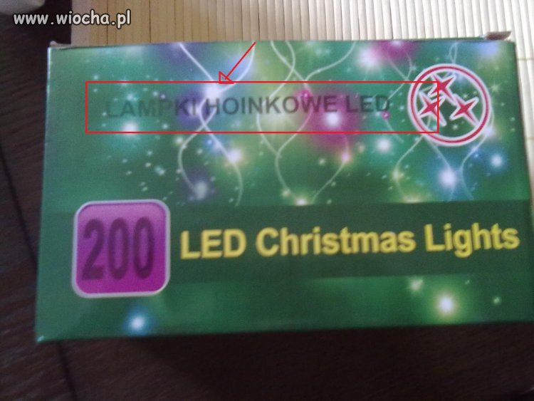 Dziś kupione lampki CHOINKOWE