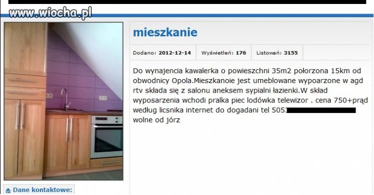 Mieszkanie do wynajęcia od jórz!