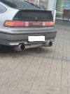 Crx i rynna zamiast tłumika 