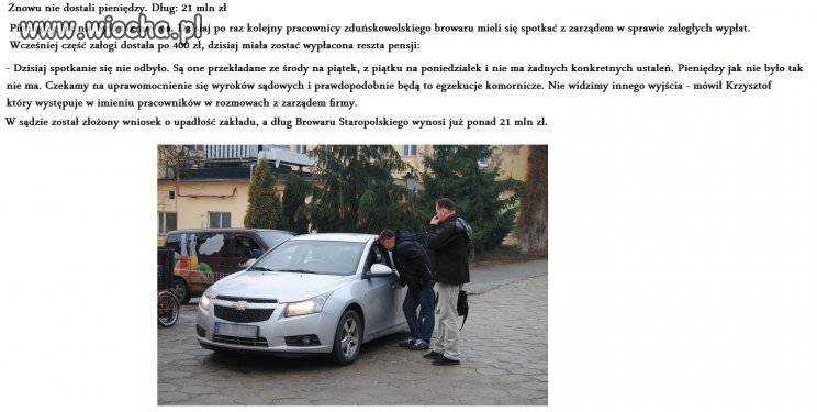 Nie wypłacanie ludziom pieniędzy za ich prace 