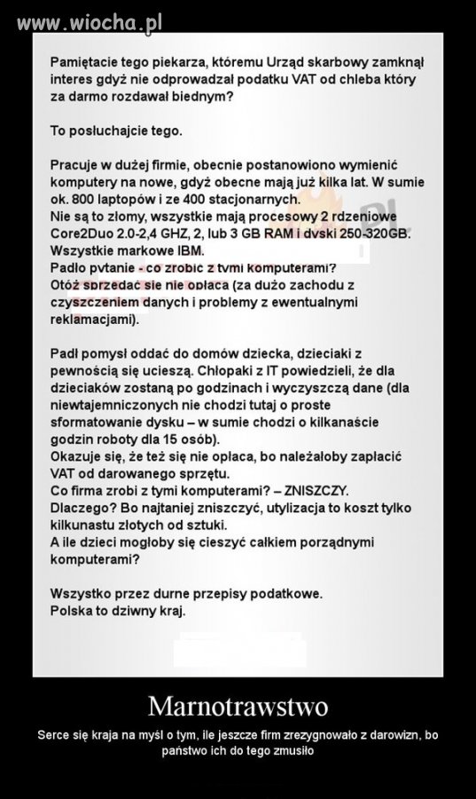 Ile jeszcze firm zrezygnowało z darowizn,