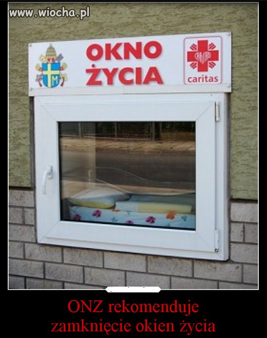 ONZ rekomenduje zamknięcie okien życia,