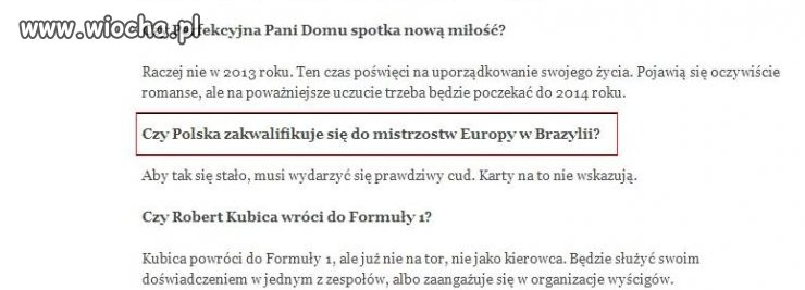 Wróżką nie jestem