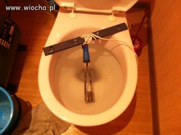 To chyba żeby rury nie zamarzły