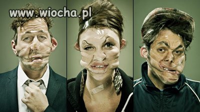 "Spętane twarze"