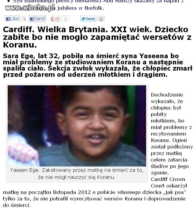 Bo synalek był nieukiem...