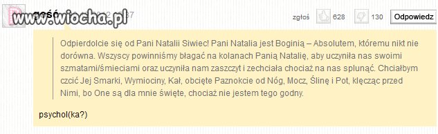 Natalia Siwiec jako nasza bogini...