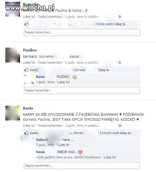 Karne kutasy na Facebooku