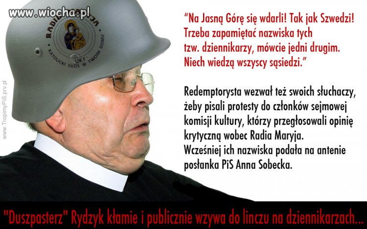 Rydzyk.  Duszpasterz.