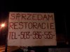 Kto chętny do kupna "Restoraci" ? Białe błota.