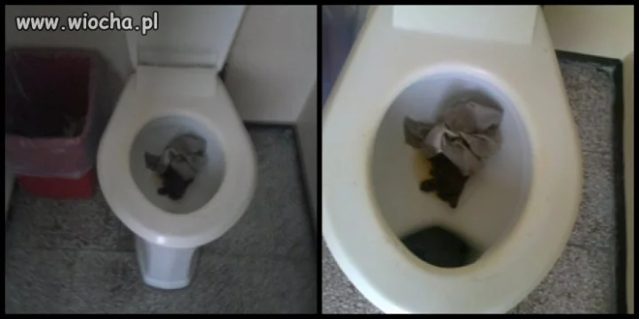 Toaleta damska w szkole średniej...