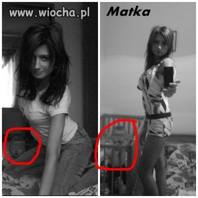 Mina dziecka mówi sama za siebie 