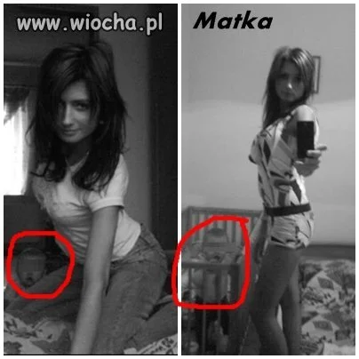 Mina dziecka mówi sama za siebie 