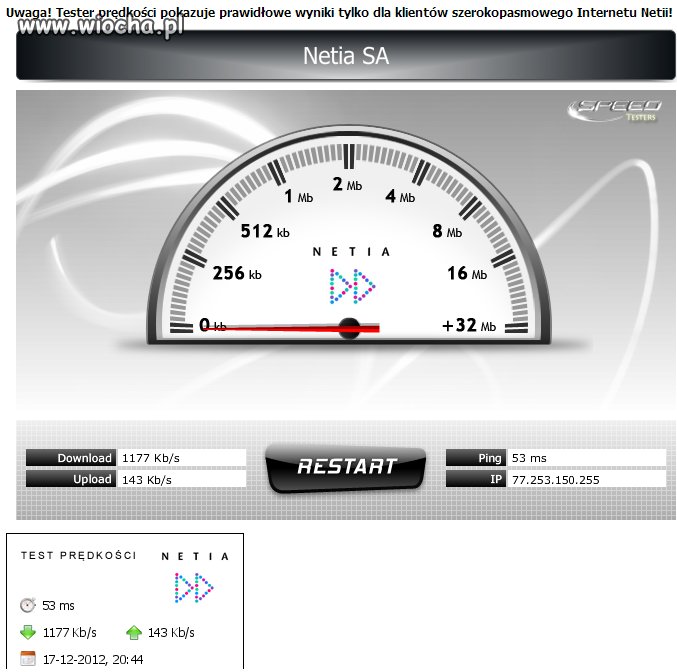 Internet stacjonarny w Netia SA