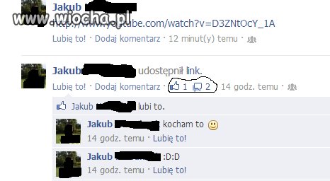 Sam sobie lajkuje sam sobie komentuje...