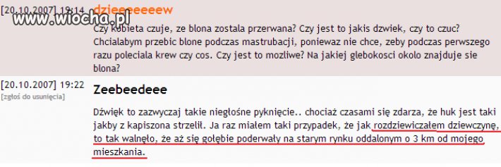Pytania na temat błony dziewiczej