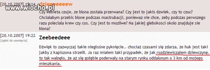 Pytania na temat błony dziewiczej
