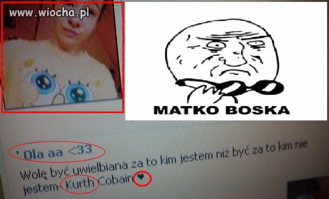 Wierna fanka Kurta Cobaina...