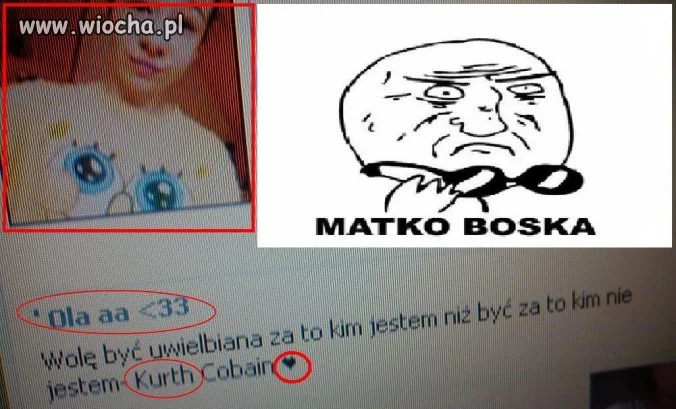 Wierna fanka Kurta Cobaina...