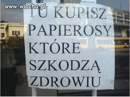 To poco je sprzedają? Skoro widać, że są przeciwnikami