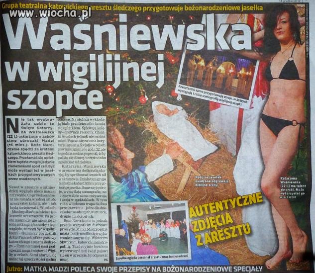 Ciekaw jestem kogo zagra? Może jeszcze Maryję?