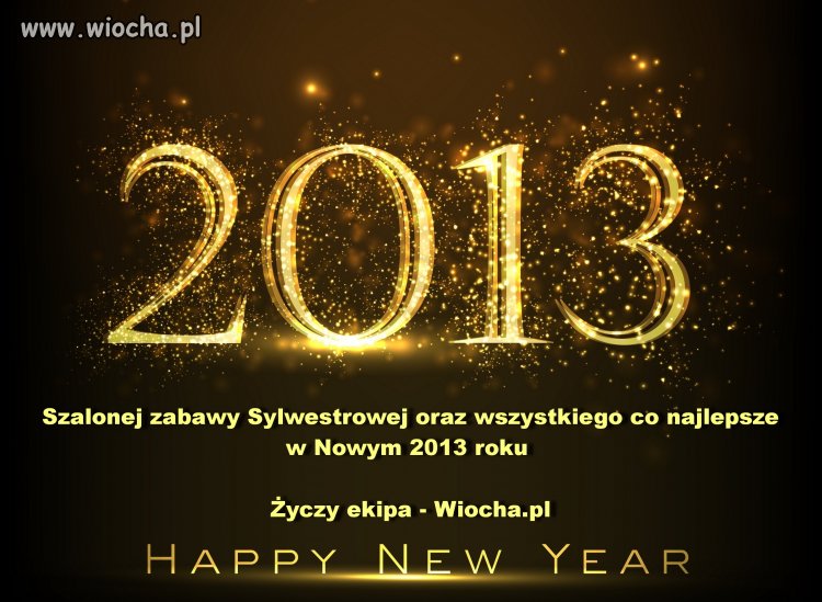 Szalonej zabawy Sylwestrowej 