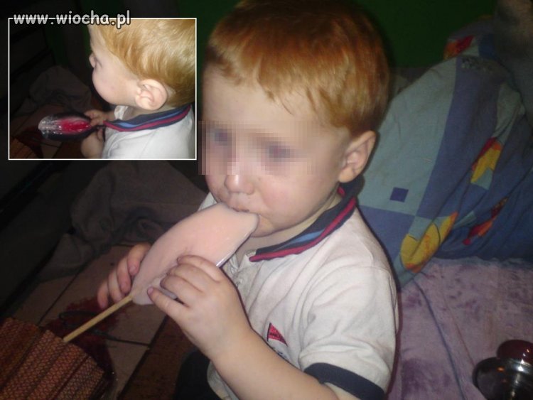 Jak można dać dziecku takiego lizaka,