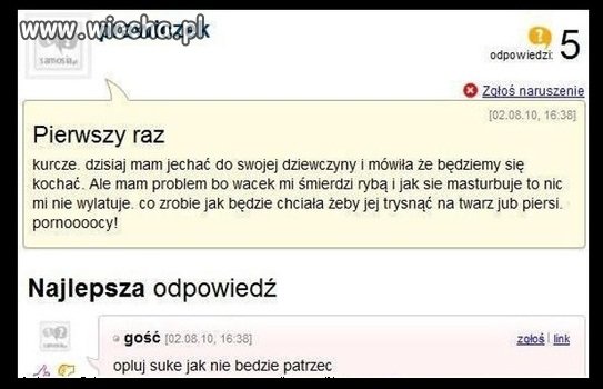 ,,Pierwszy raz''