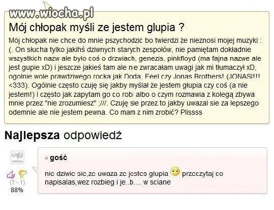 Głupia???