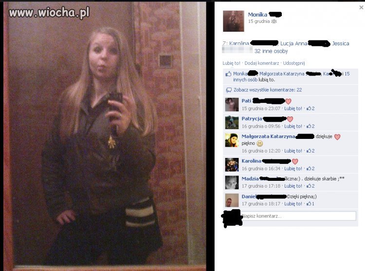 Dzióbek jest, lustro jest