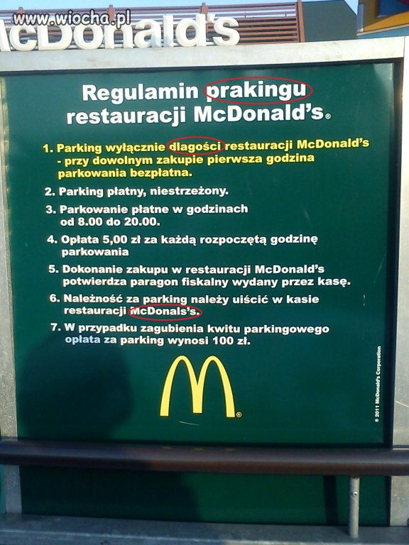 Regulamin "prakingu"