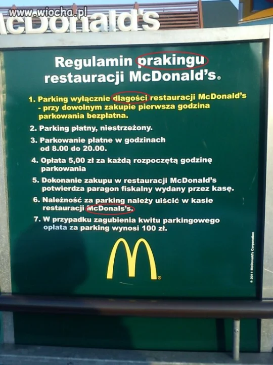 Regulamin "prakingu"