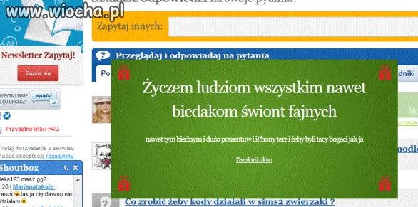 Jak taka bogata, to niech kupi słownik ort. !