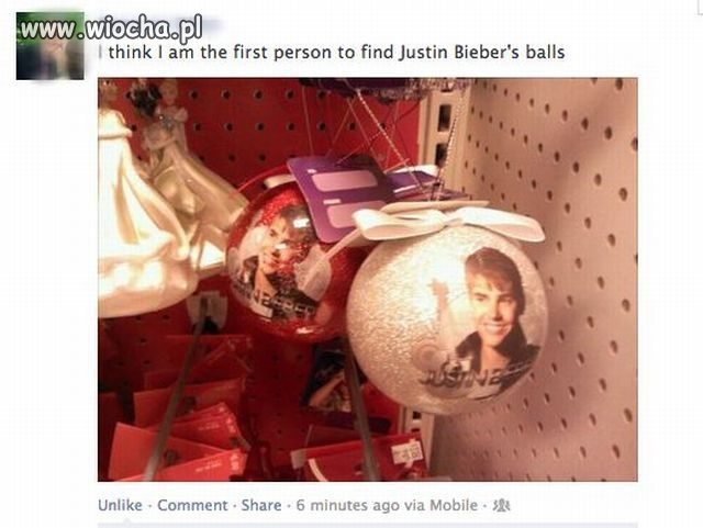 Bombki z bieberem