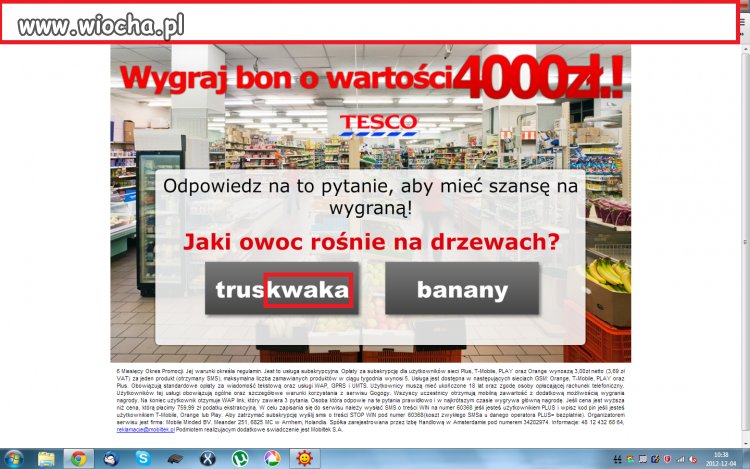 Konkurs w Tesco
