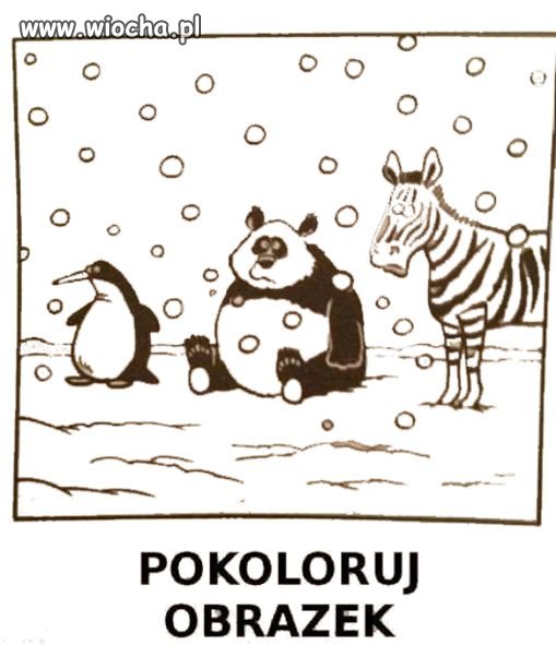 Pokoloruj obrazek 