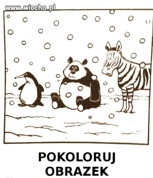 Pokoloruj obrazek 