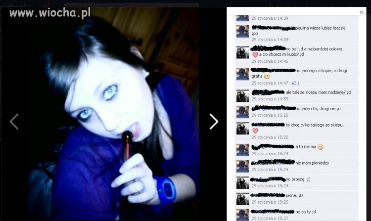 Dużo liżę, bo dobrze liżę