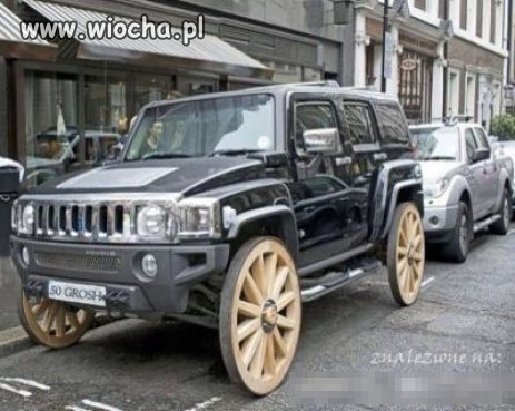 Ten Hummer gumy nie pali...