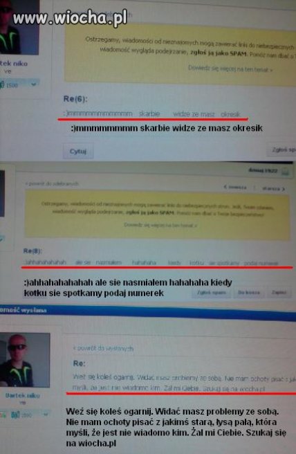 Uważa się za "playboy'a"