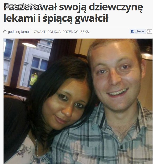 Faszerował swoją dziewczynę lekami i gwałcił...