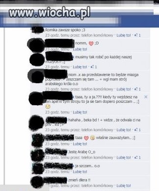 Dobra rozmowa 6-klasistek na facebooku.