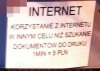 Korzystanie z internetu.